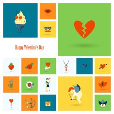 Happy Valentines Day Icons N49