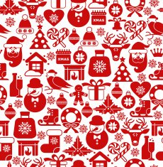 Christmas design icons set N8