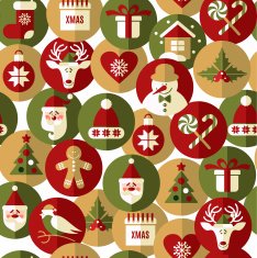 Christmas and new year background N27