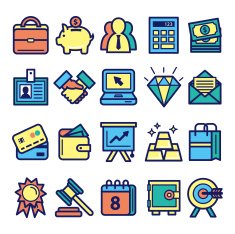 Business & Economy icons