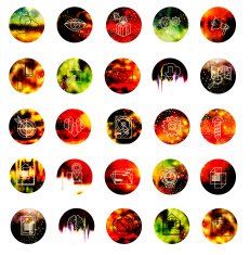 universal modern icons for web and mobile app N13