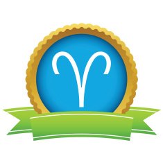 Gold Aries logo