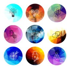universal modern icons for web and mobile app N22