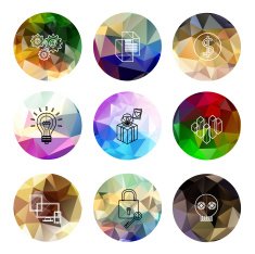 universal modern icons for web and mobile app N28
