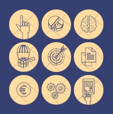 Set of 600 universal modern thin line icons for web N19