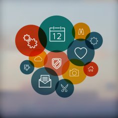 Modern user interface line icons pixels perfect optimized N2