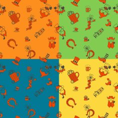 Saint Patricks Day Seamless Pattern N14