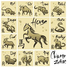 Chinese Zodiac 12 Animal symbols N2