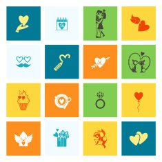 Happy Valentines Day Icons N70