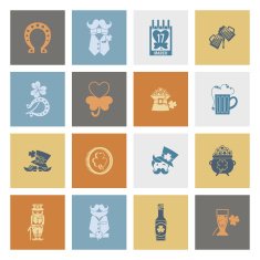 Saint Patricks Day Icon Set N151