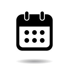 Weekly calendar tool for business office icon vector illustration eps10