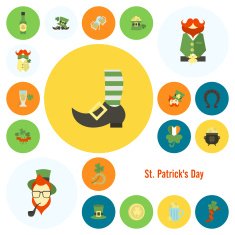 Saint Patricks Day Icon Set N165