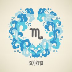 Zodiac Sign Scorpio In Water Element Wreath Free Image Download