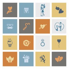 Happy Valentines Day Icons N102