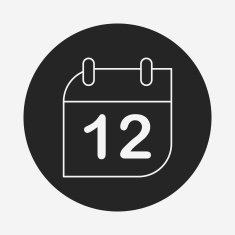 calendar line icon N19