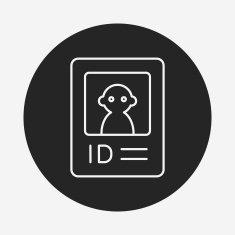 web ID line icon