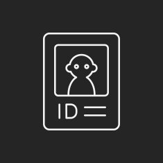 web ID line icon N2