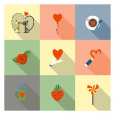 Happy Valentines Day Icons N113