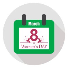 March 8 Women's Day vector illustration
