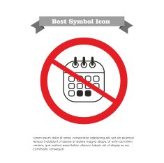 No calendar icon
