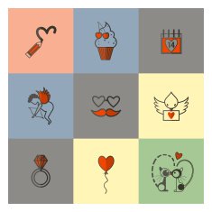 Happy Valentines Day Icons N115
