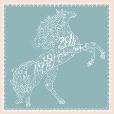 Christmas lace card N3