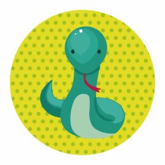 Chinese Zodiac snake theme elements N3