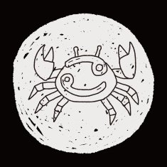 cancer Constellation doodle N12