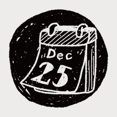 December calendar doodle N5