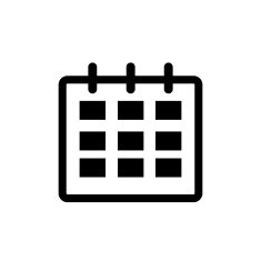 Small calendar symbol icon vector illustration eps10 on white ba