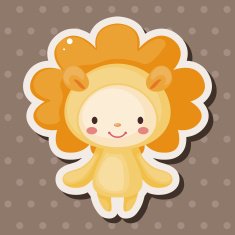 Constellation Leo theme elements N6