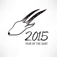 Chinese New Year of the Goat goat icon