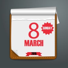 Paper calender design background vector illustration
