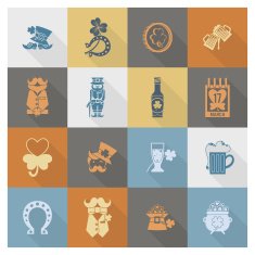 Saint Patricks Day Icon Set N178
