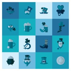 Saint Patricks Day Icon Set N181