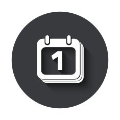 Vector modern gray circle icon N2