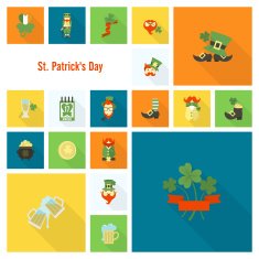 Saint Patricks Day Icon Set N183