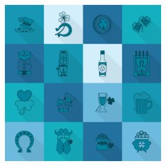 Saint Patricks Day Icon Set N189