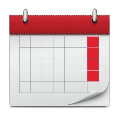 Calendar icon notebook business of planning concept