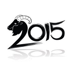 2015 merry christmas and happy new year goat calligraphy wordin