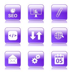 SEO Internet Sign Square Vector Violet Icon Design Set 6 N10 free image ...