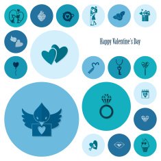 Happy Valentines Day Icons N122