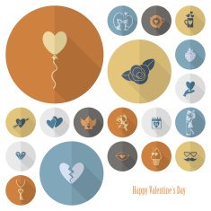 Happy Valentines Day Icons N123