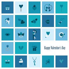 Happy Valentines Day Icons N136