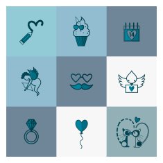 Happy Valentines Day Icons N158