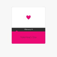 Calendar date on a white background N4