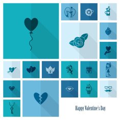 Happy Valentines Day Icons N161