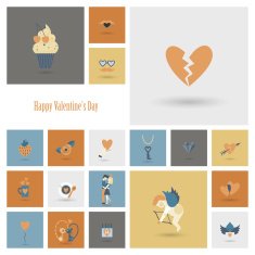 Happy Valentines Day Icons N163