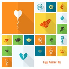 Happy Valentines Day Icons N167