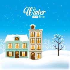 Winter design vector illustration N7